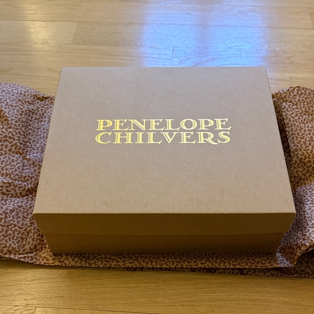 NWT! Penelope Chilvers Mod Suede Boot - Brown - Picture 5 of 15